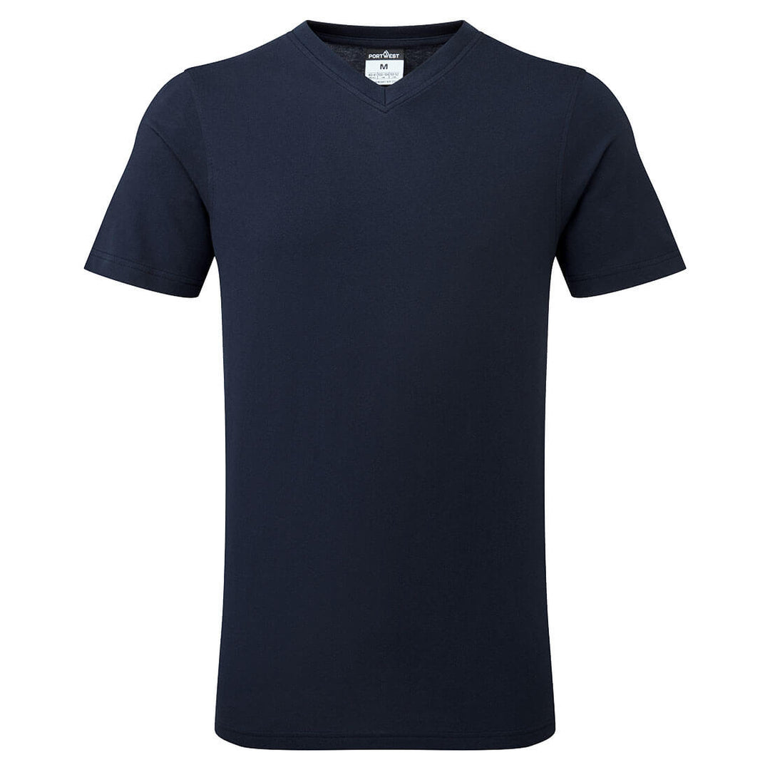 V-Neck Cotton T-Shirt B197