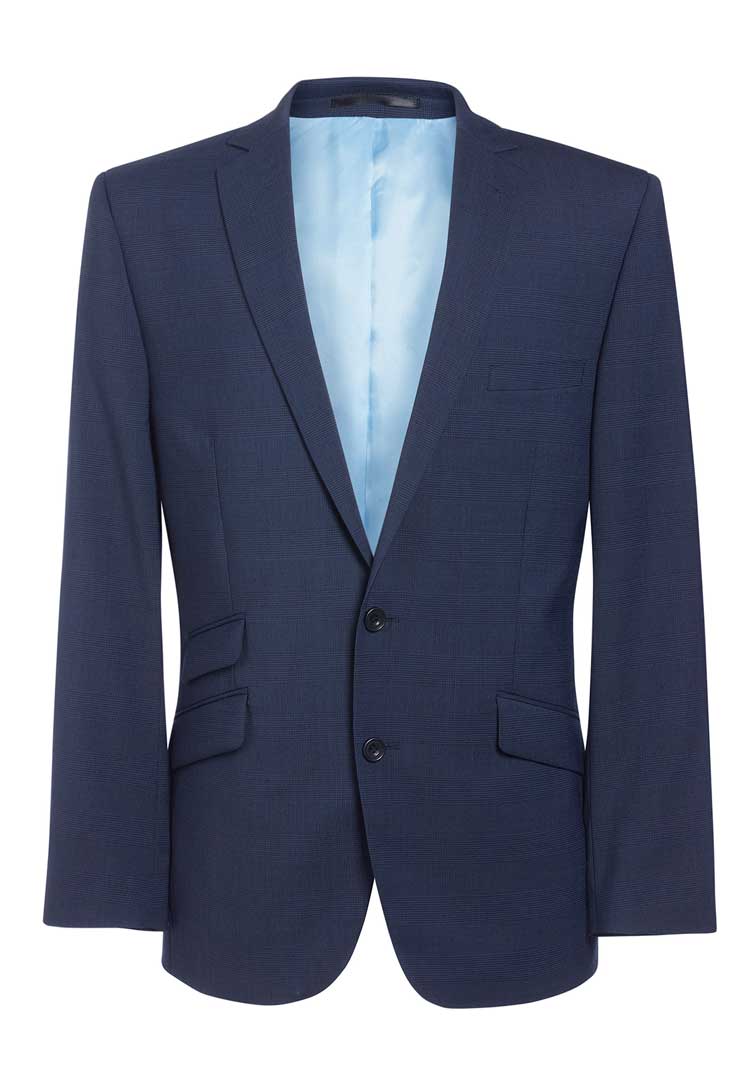 Cassino Signature Slim Fit Jacket 3834 in Navy Check