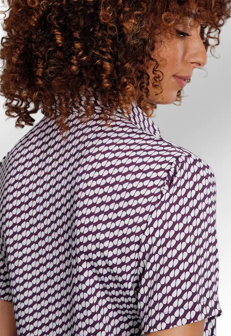 Disley Ava Patterned Blouse - The Work Uniform Company