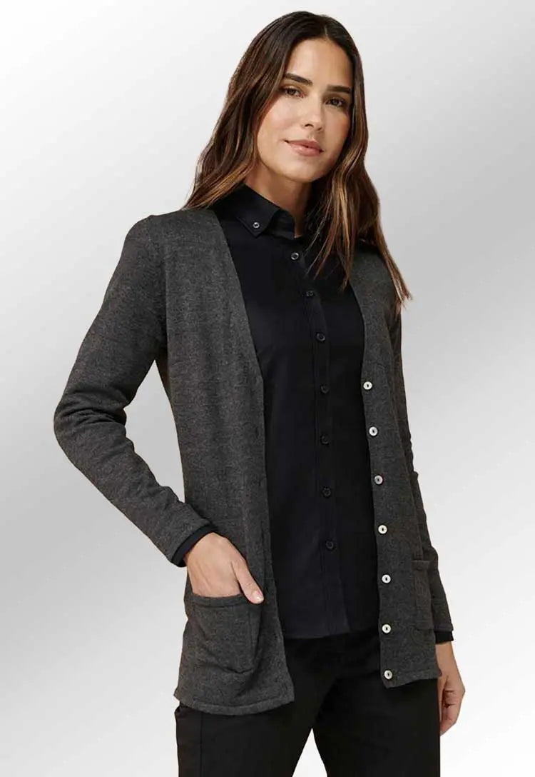 Women's V Button Cardigan HB723