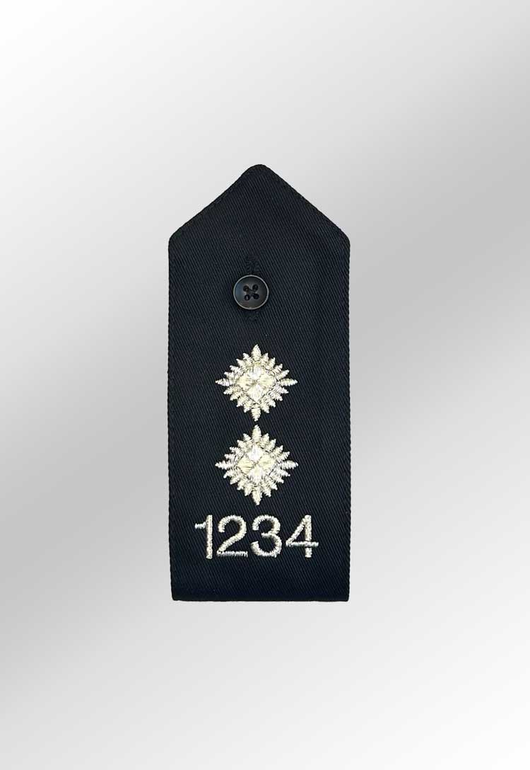 Police Inspector Epaulettes in black