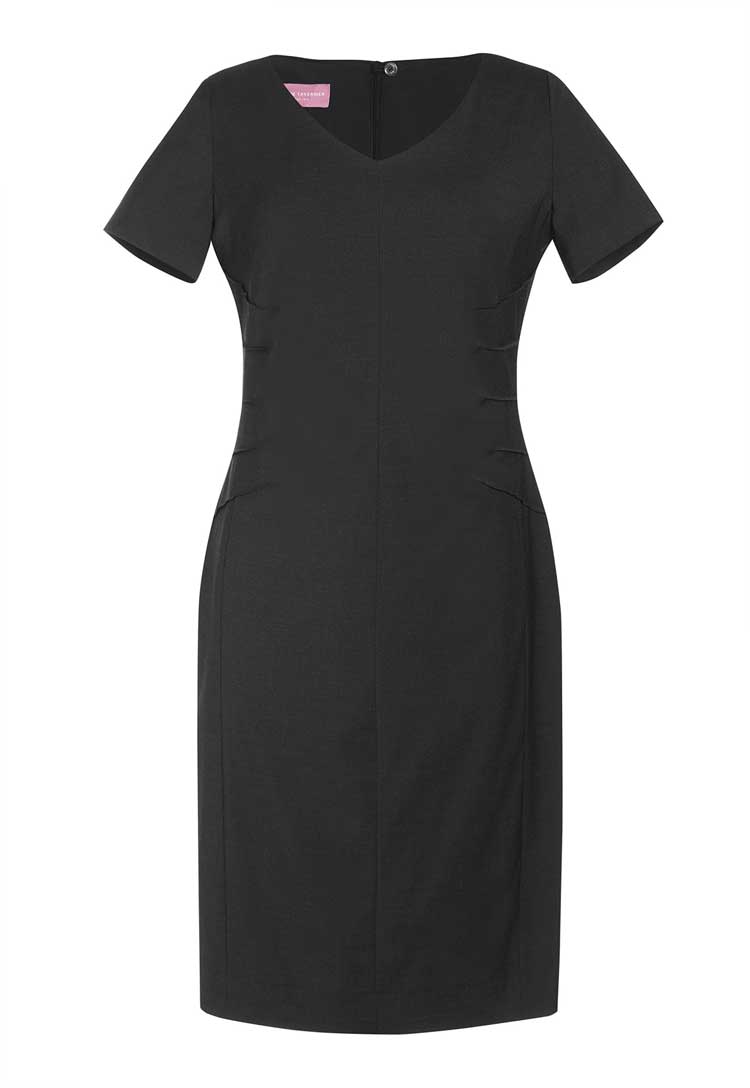 Black Tailored Funeral Dress