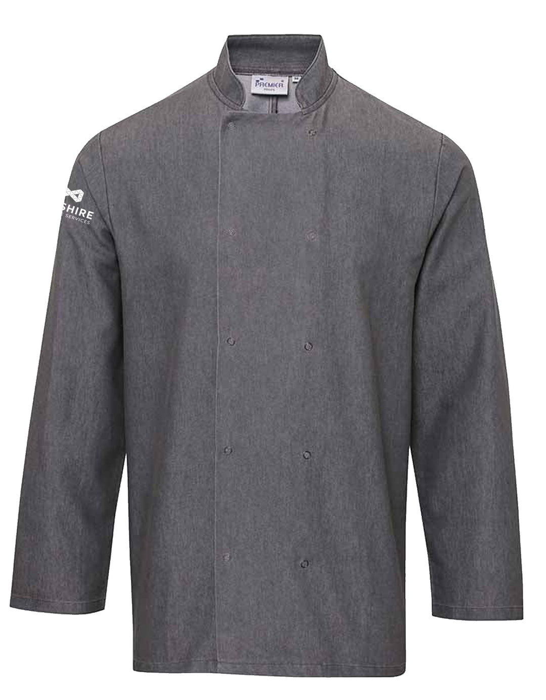 Denim Chef's Jacket with Midshires Logo RS PR660