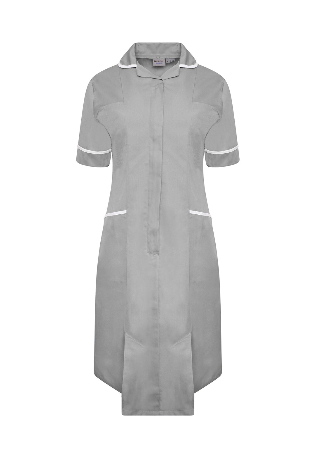 Nurse Dress Grey NCLD-GWT in Grey/White Trim