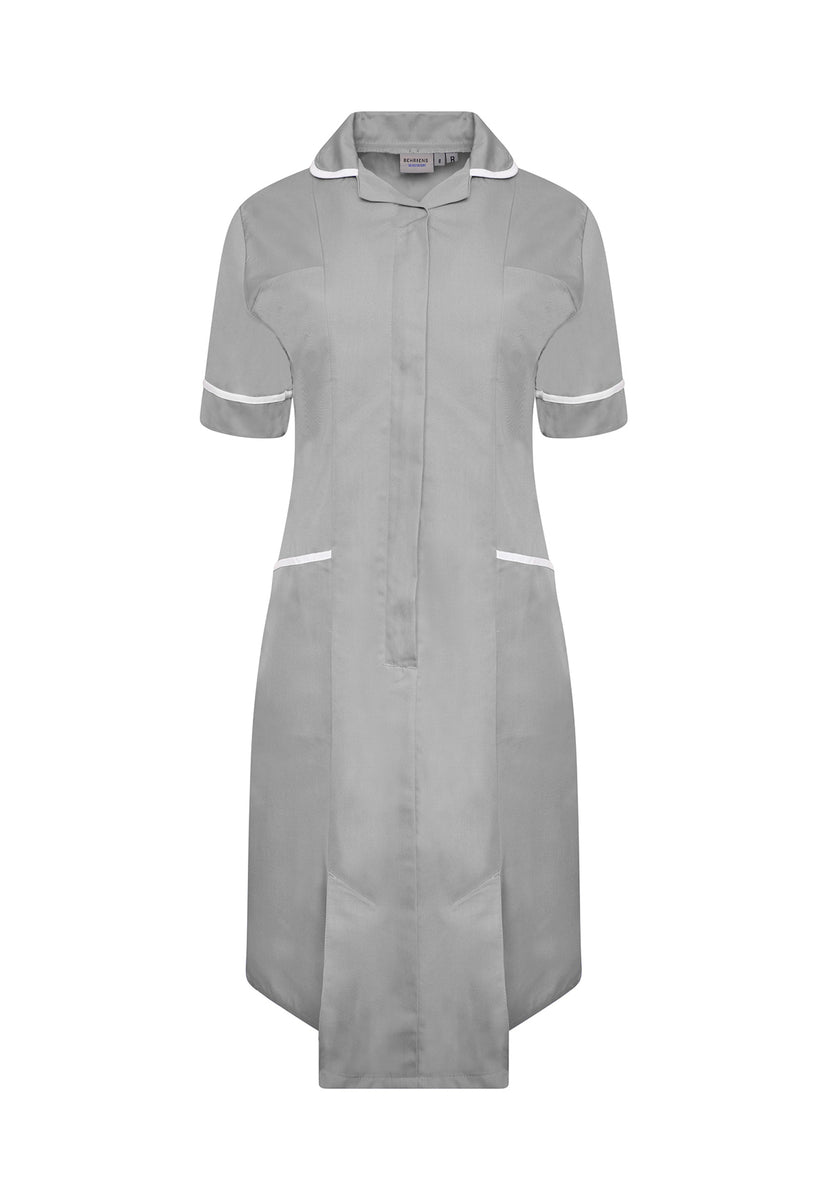 Nurse Dress Grey or Biscuit The Work Uniform Company