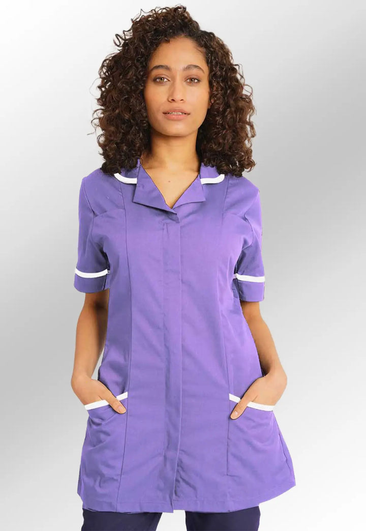 Lilac Women's Healthcare Nurses Tunic NCLTPS - The Work Uniform Company