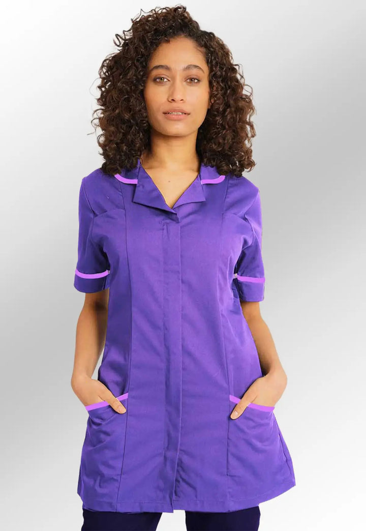 Purple/Lilac Women's Healthcare Nurses Tunic NCLTPS - The Work Uniform Company