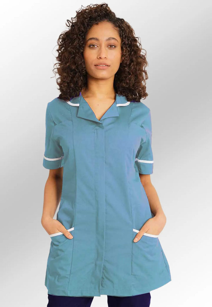 Teal Women's Healthcare Nurses Tunic NCLTPS - The Work Uniform Company
