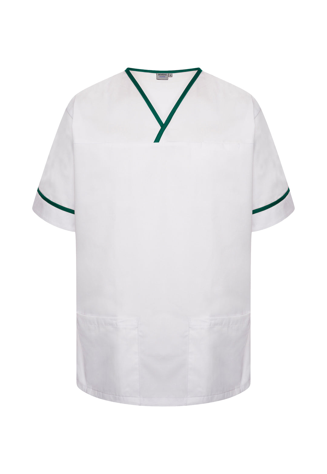 Unisex Contrast Trim Smart Scrub Top NSTT