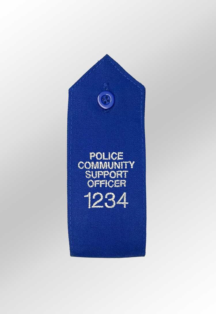 Police PCSO Epaulettes Royal