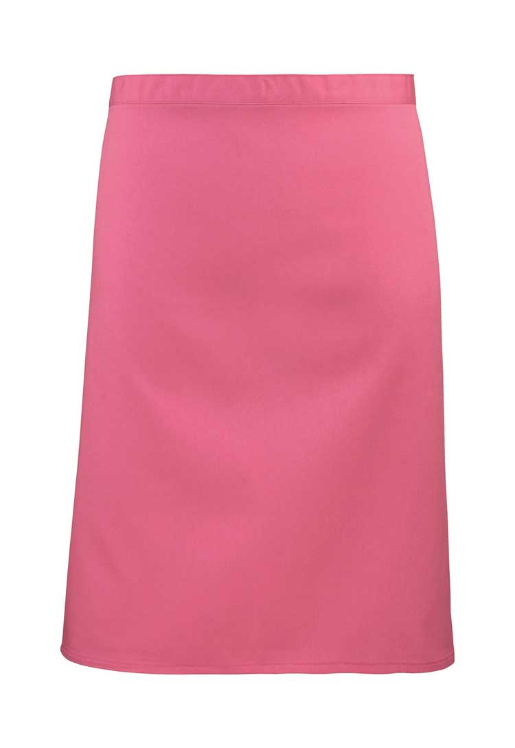 Mid Length Waist Apron PR151 in Fuchsia (Bundle of 10 with Free Logo Embroidery)