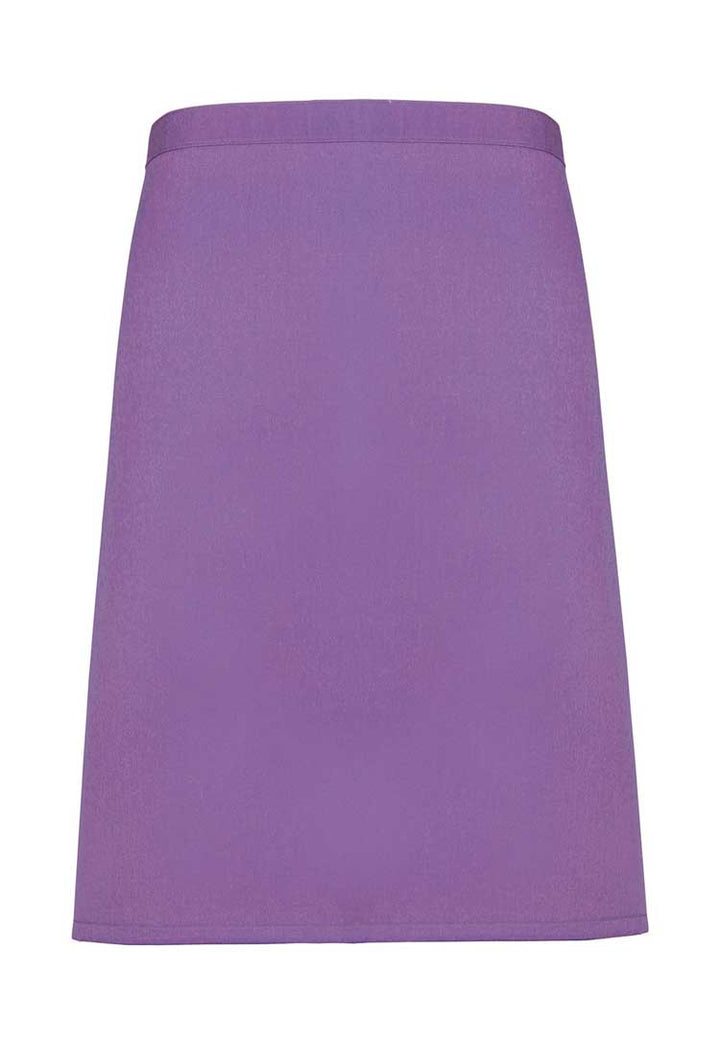 Mid Length Waist Apron PR151 in Rich Violet (Bundle of 10 with Free Logo Embroidery)