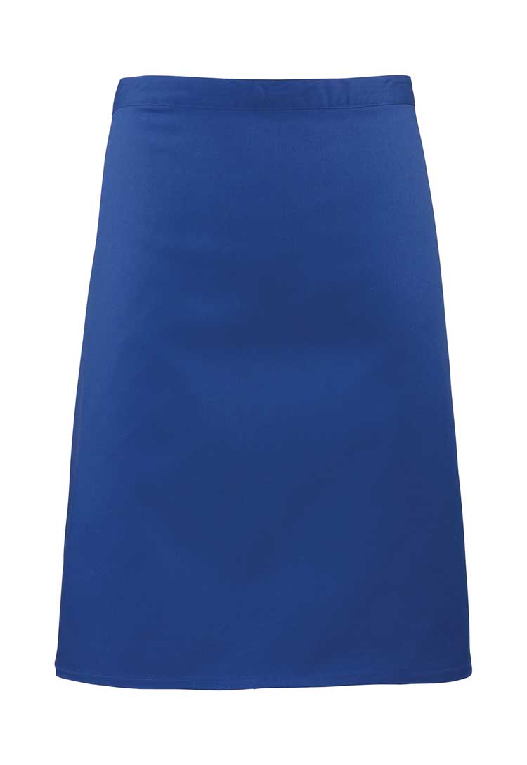 Mid Length Waist Apron PR151 in Royal (Bundle of 10 with Free Logo Embroidery)