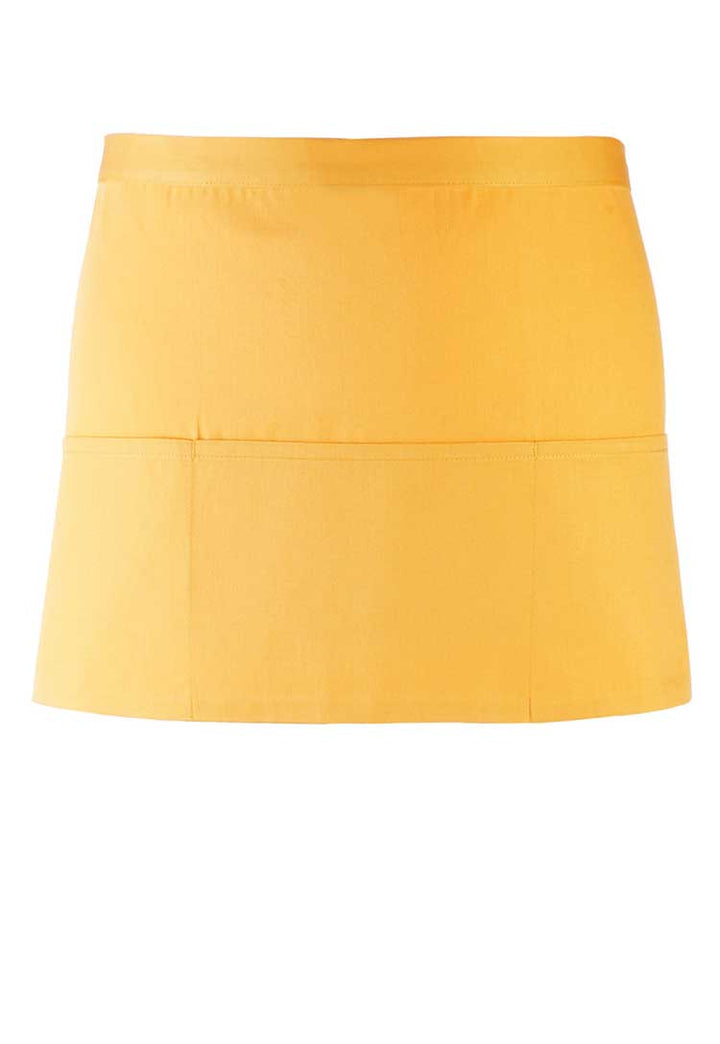 Three Pocket Apron PR155 in Sunflower (Bundle of 8 with Free Logo Embroidery)