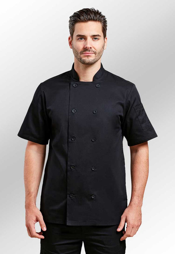 Short Sleeve Chef's Jacket PR656