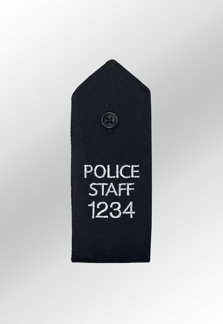 Police Staff Epaulettes Black