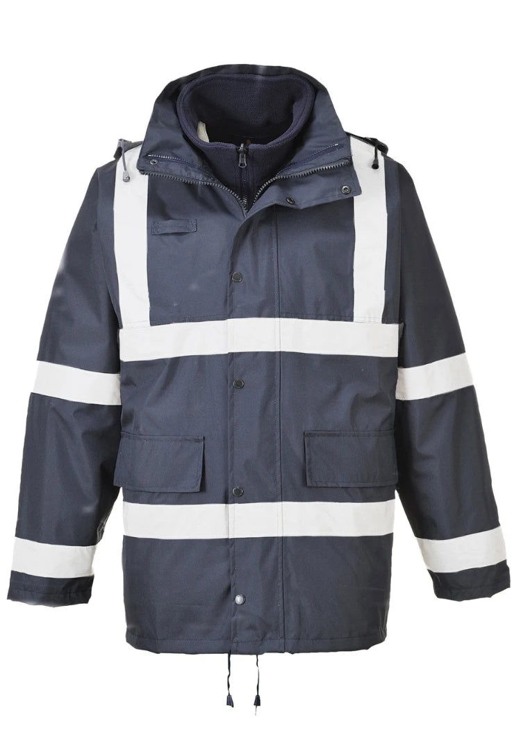 Iona Reflective 3 in 1 Traffic Jacket S431 in Navy