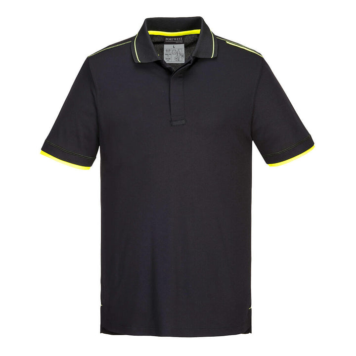 WX3 Eco Polo Shirt T722 in Black