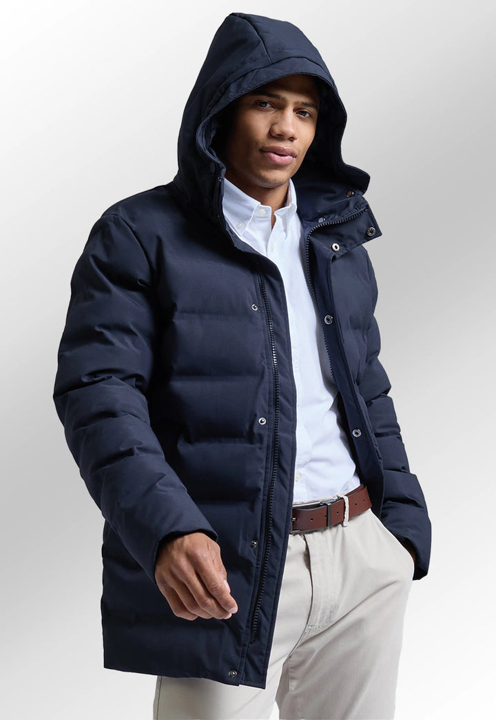 Recycled Bonded Longline Padded Jacket - The Work Uniform Company