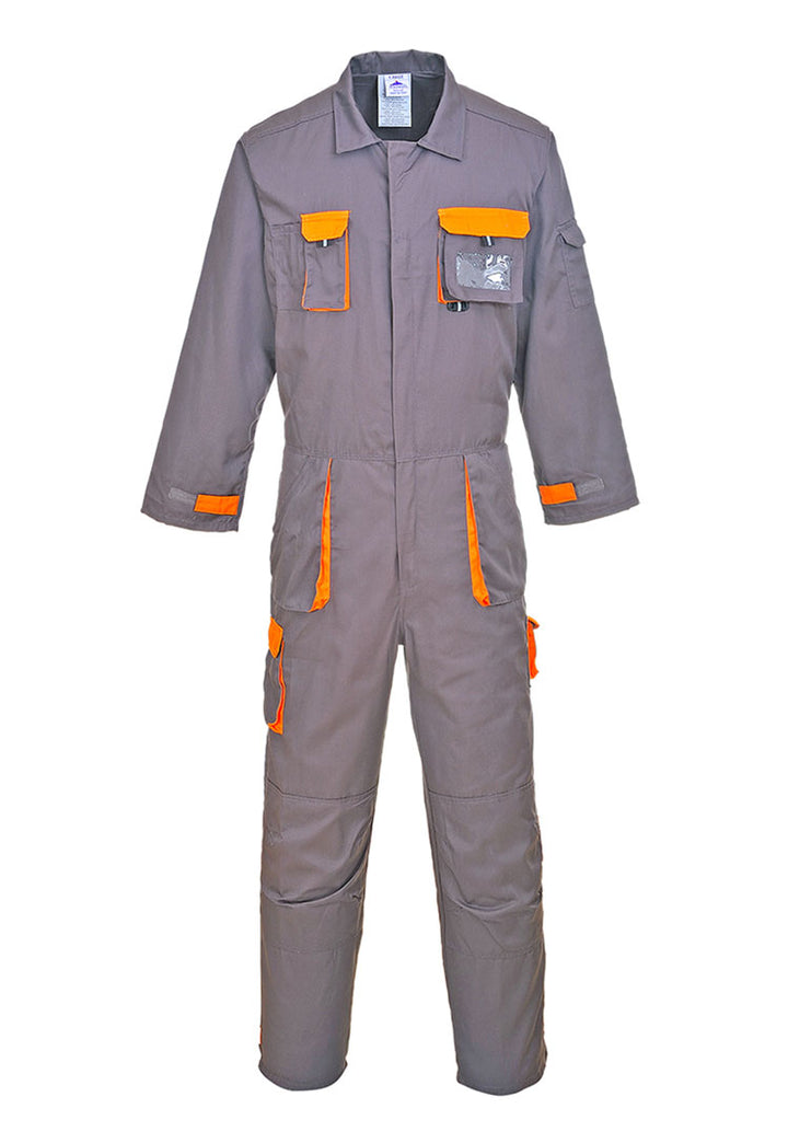 Texo Contrast Coverall TX15 in Grey