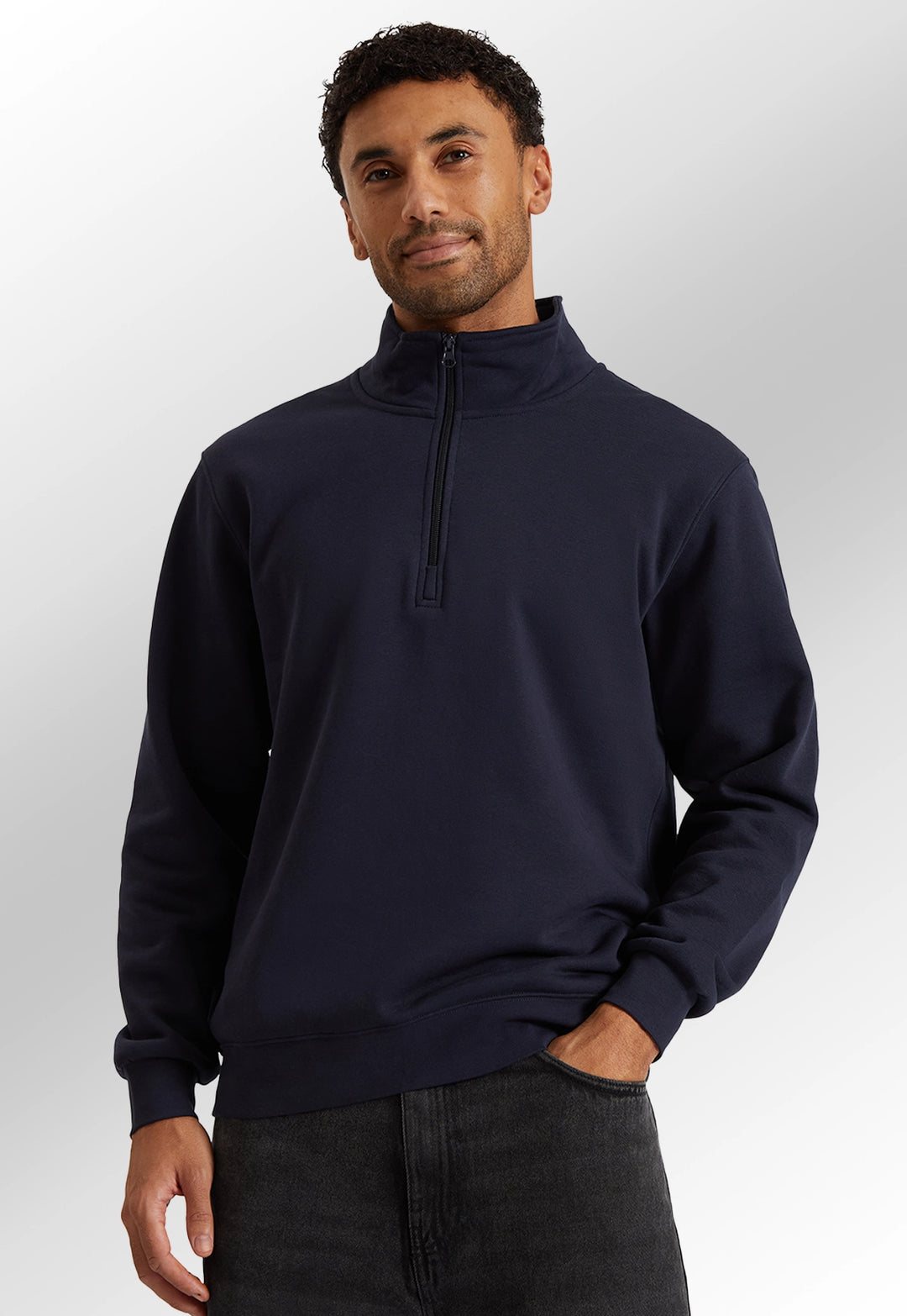 Quarter Zip Sweatshirt - The Work Uniform Company