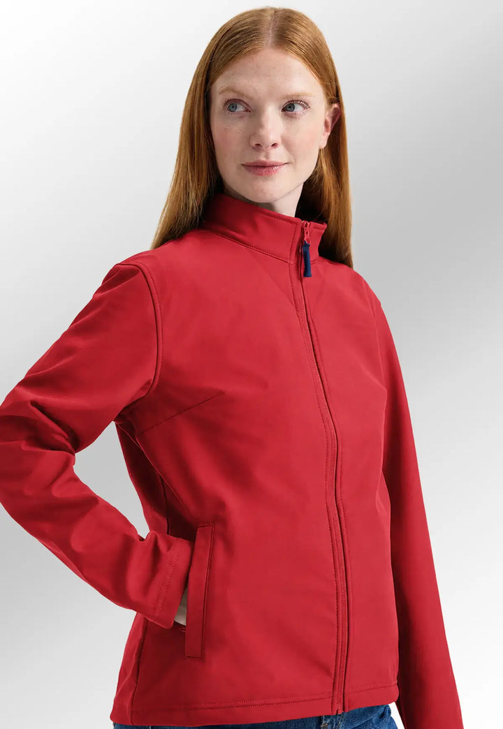Ladies Classic Full Zip Softshell Jacket - The Work Uniform Company