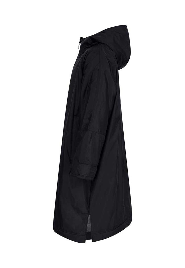 Side view of Unisex All-Weather Robe LV690 in black