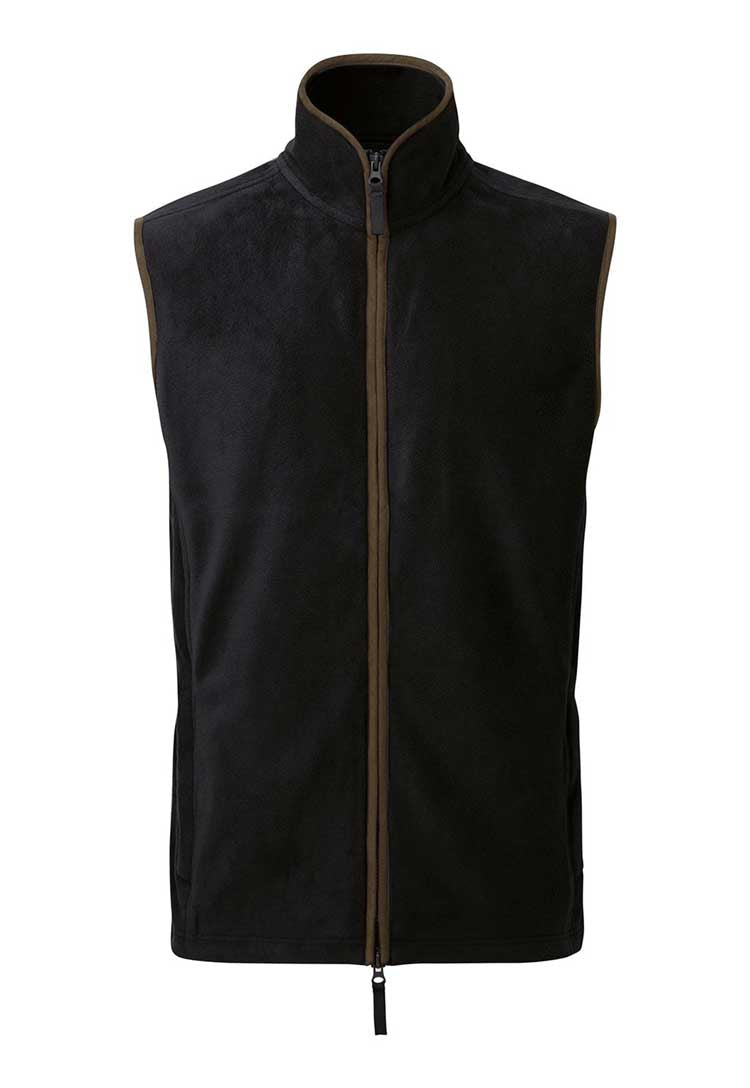 Artisan Fleece Gilet PR803 black brown