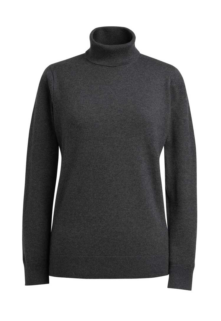 Athens Roll Neck Jumper 2398 in charcoal