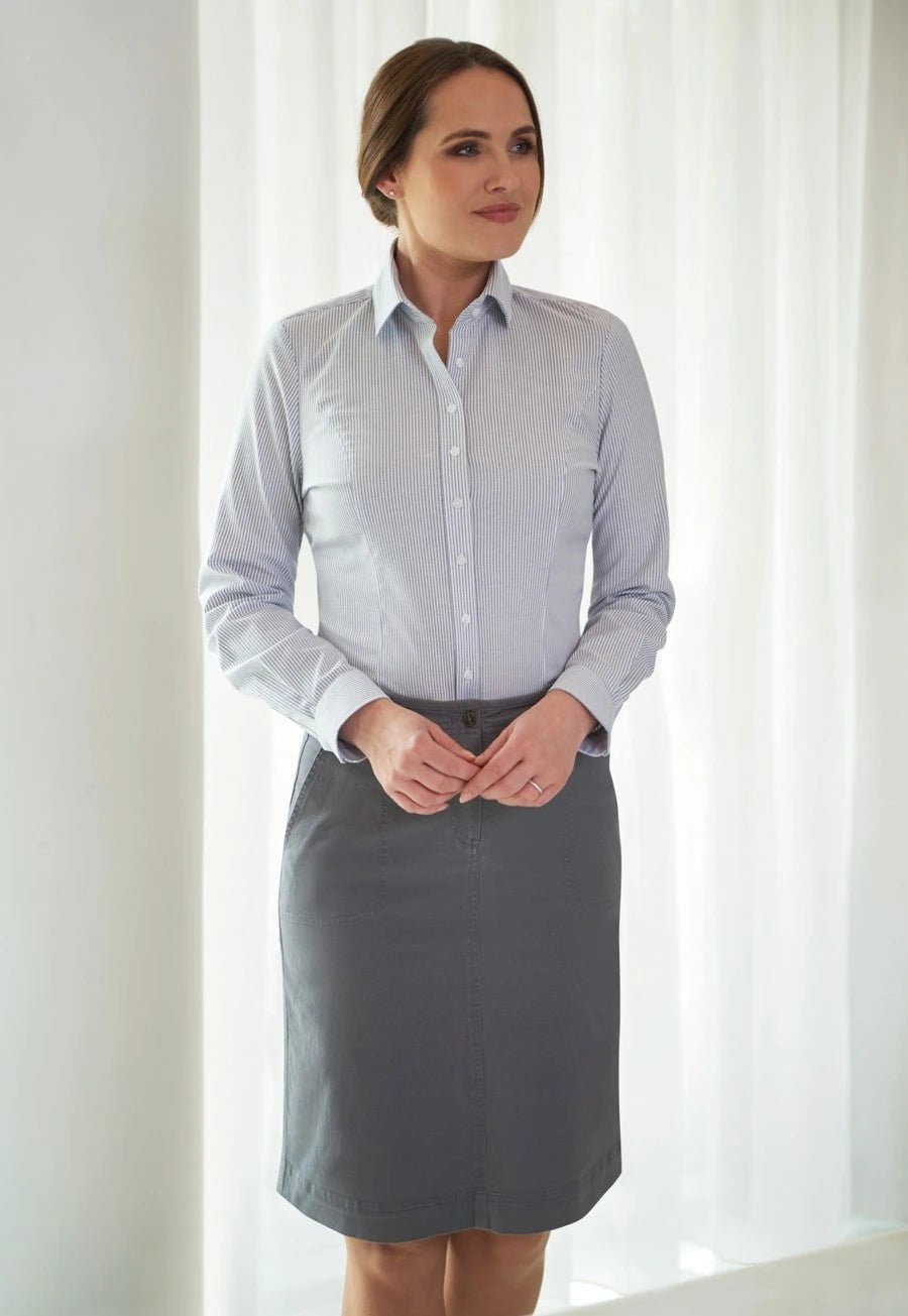 Austin Chino Skirt - The Work Uniform Company