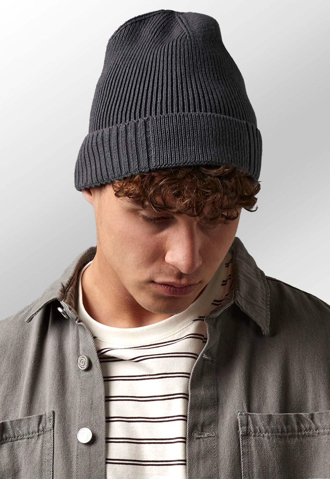Organic Cotton Engineered Patch Beanie - The Work Uniform Company
