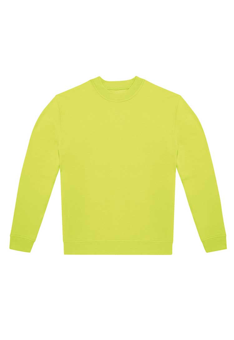 B&C ID.222 Crew Sweatshirt BA433 acid lime