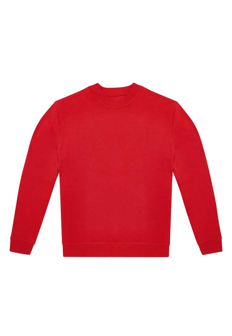 B&C ID.222 Crew Sweatshirt BA433 red