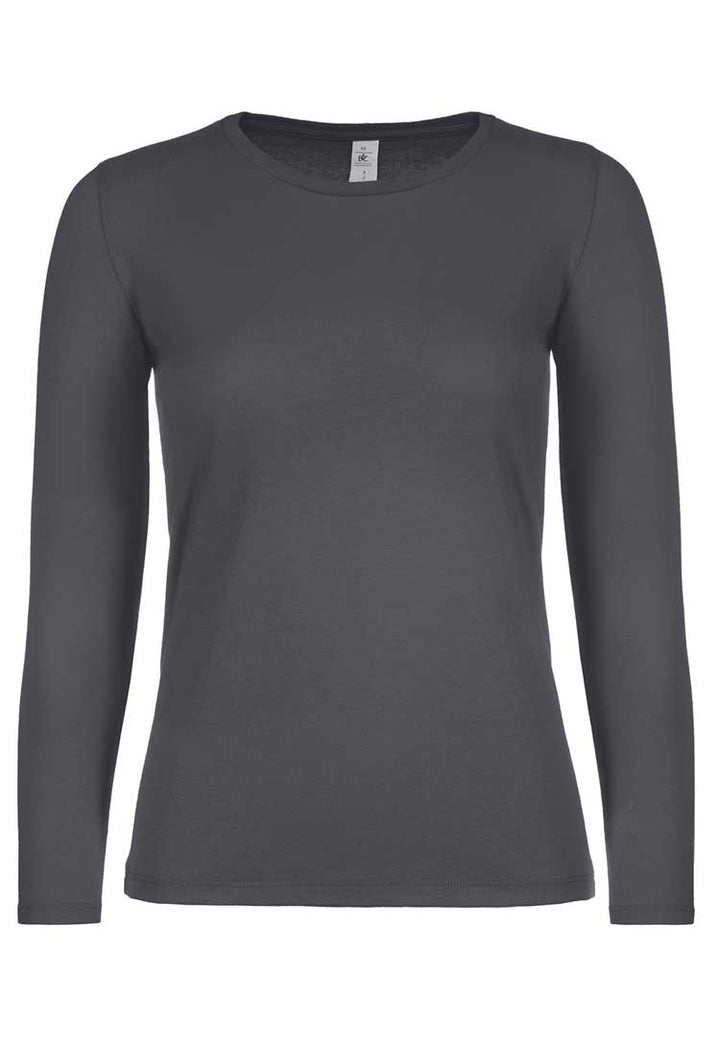 B&C #E150 Long Sleeve Women's T-Shirt B211F