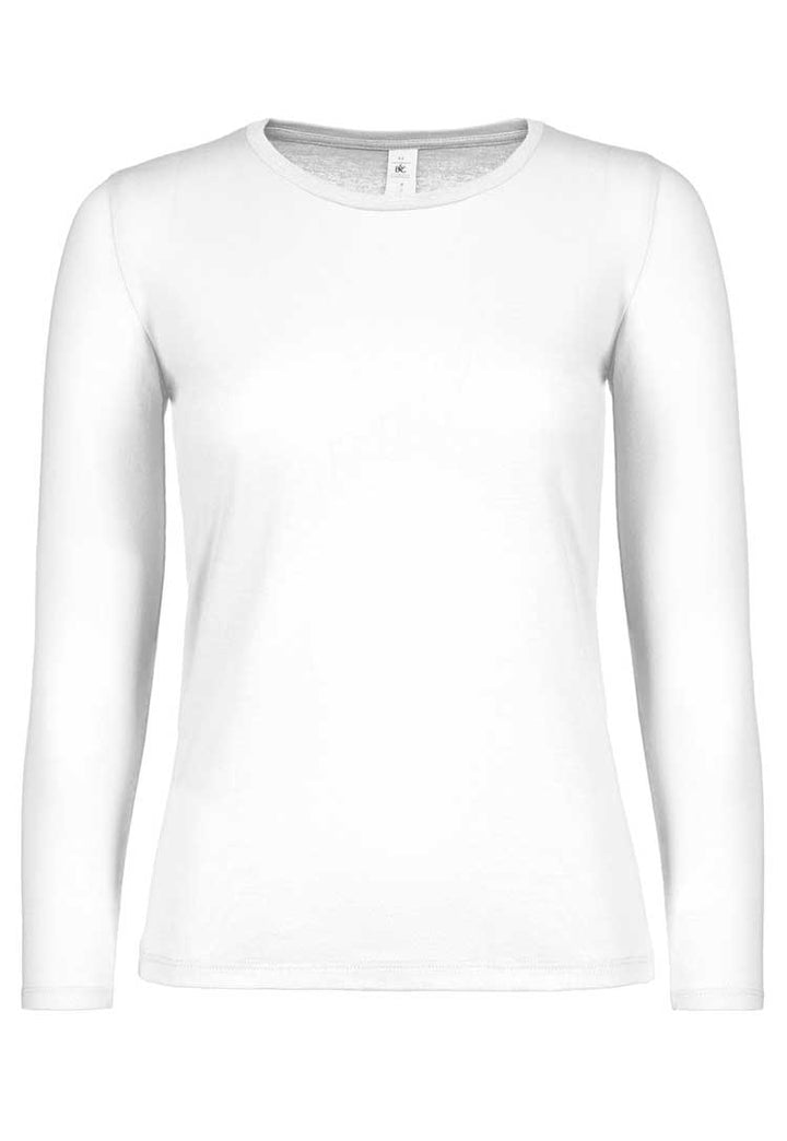 B&C #E150 Long Sleeve Women's T-Shirt B211F