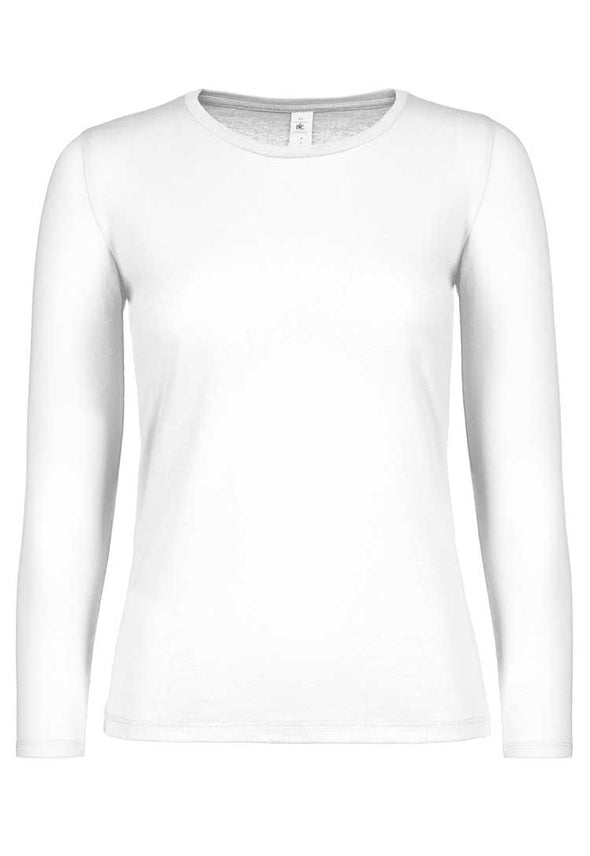 B&C #E150 Long Sleeve Women's T-Shirt B211F