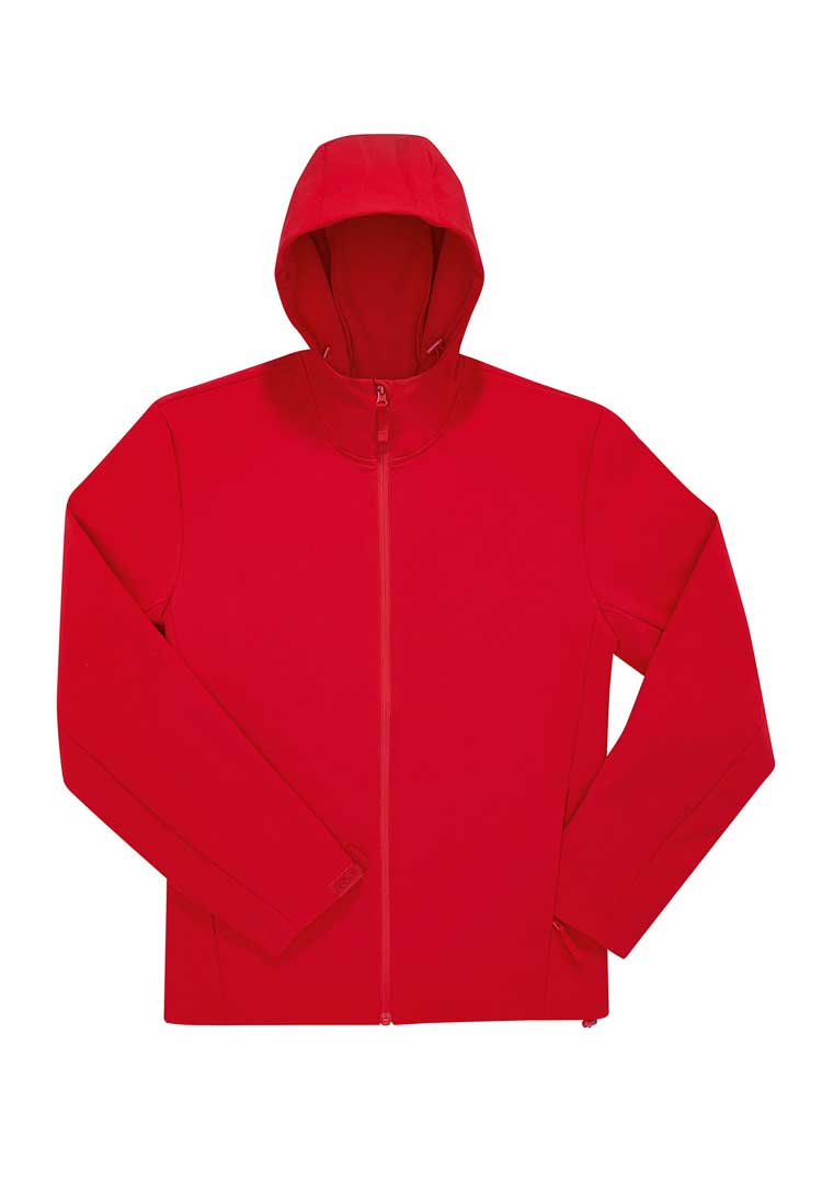 B&C Reset 3Lr® Hooded Softshell BA513 red