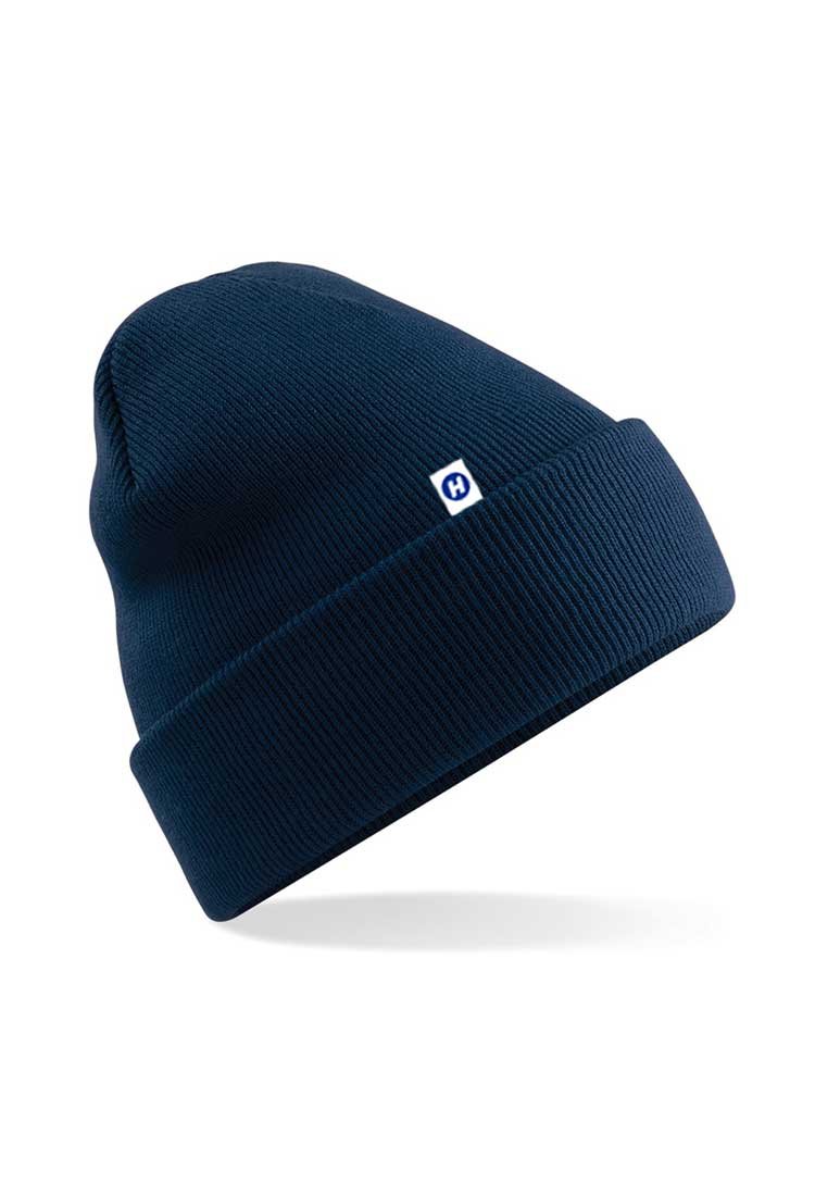 Original Cuffed Beanie BC045 with Hover travel Tax Tab - The Work Uniform Company