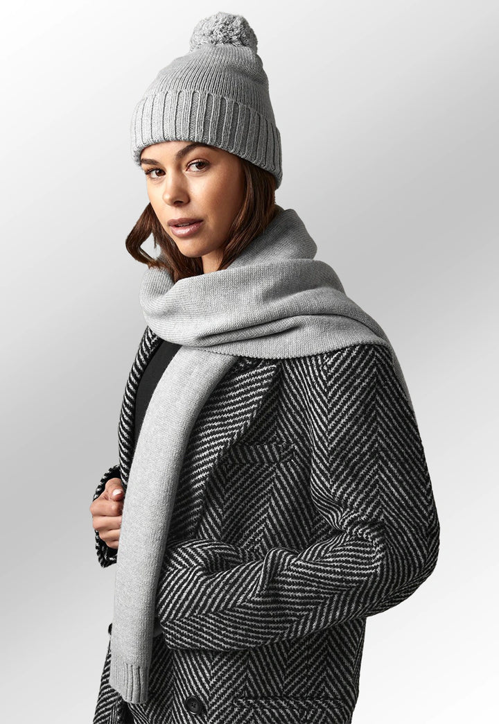 Knitted Scarf and Beanie Gift Set - The Work Uniform Company