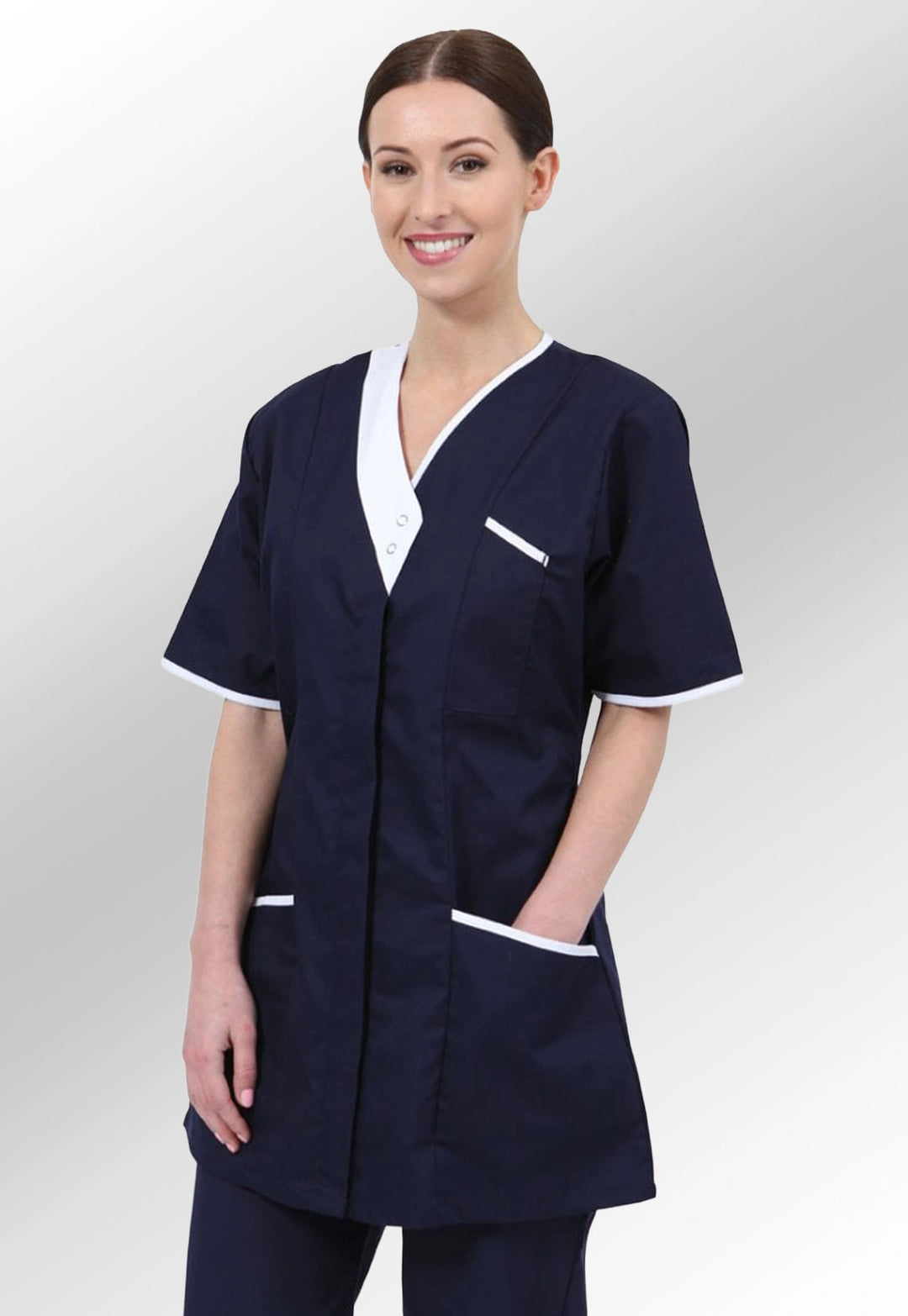 Women's Asymmetric Healthcare Tunic NALT - The Work Uniform Company