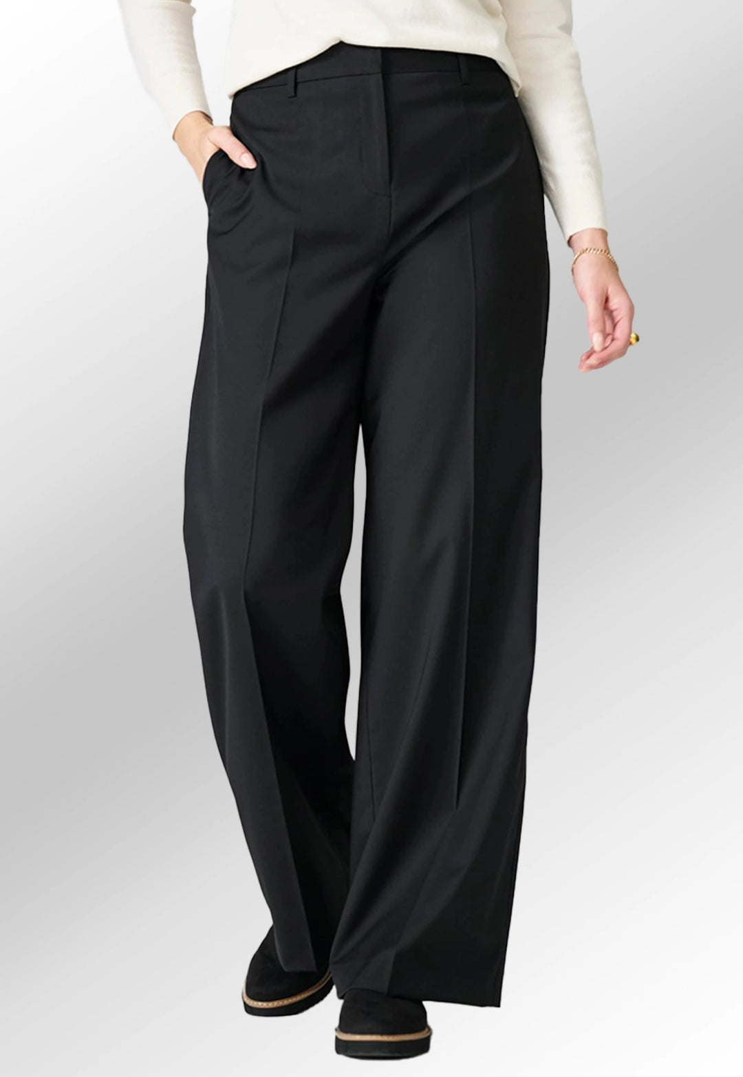 Bella Wide Leg Trousers - The Work Uniform Company