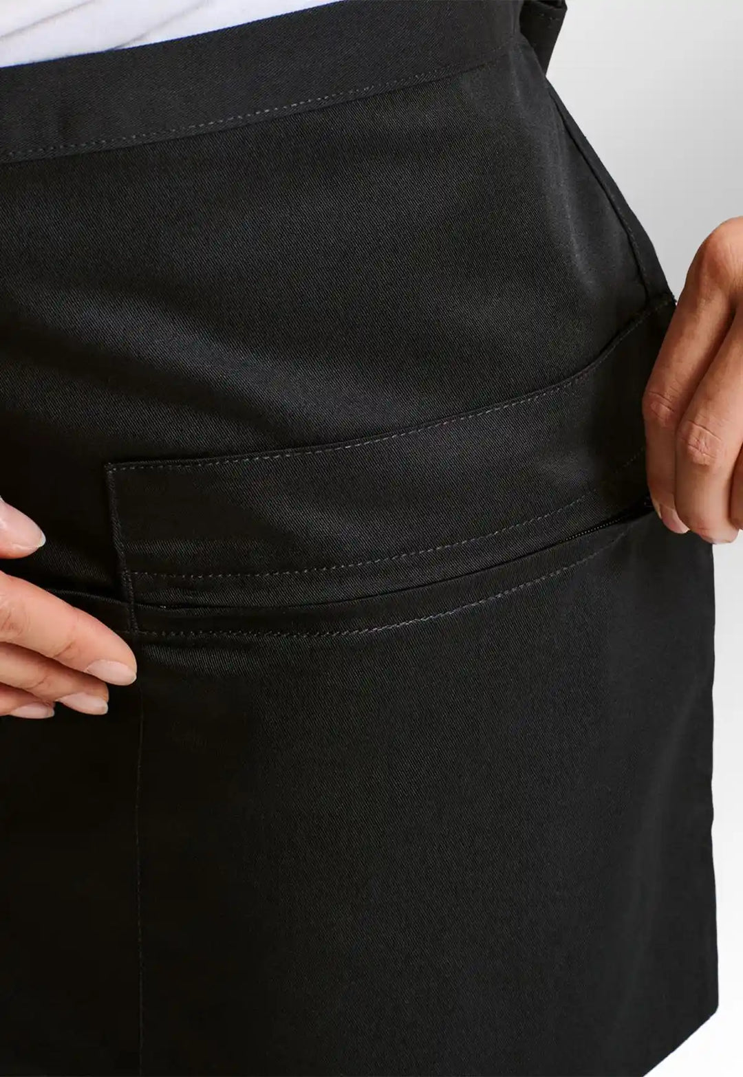 Waist Apron with Zip Pockets - The Work Uniform Company