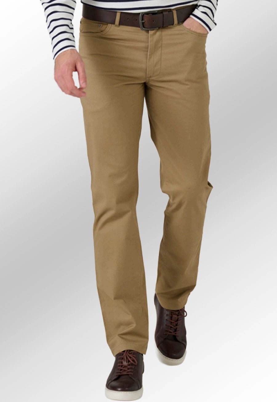 Butler 5 Pocket Chino (Tan) - The Work Uniform Company