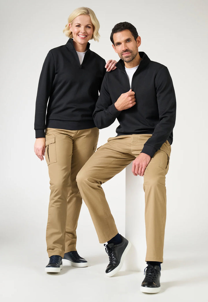 Stamford 1/4 Zip Sweatshirt - The Work Uniform Company