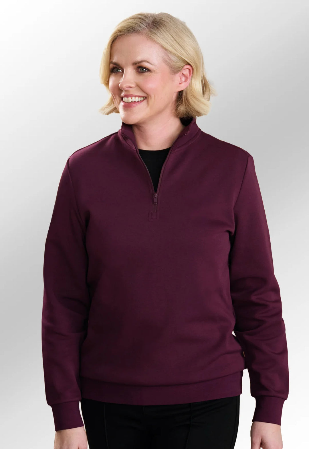 Stamford 1/4 Zip Sweatshirt - The Work Uniform Company