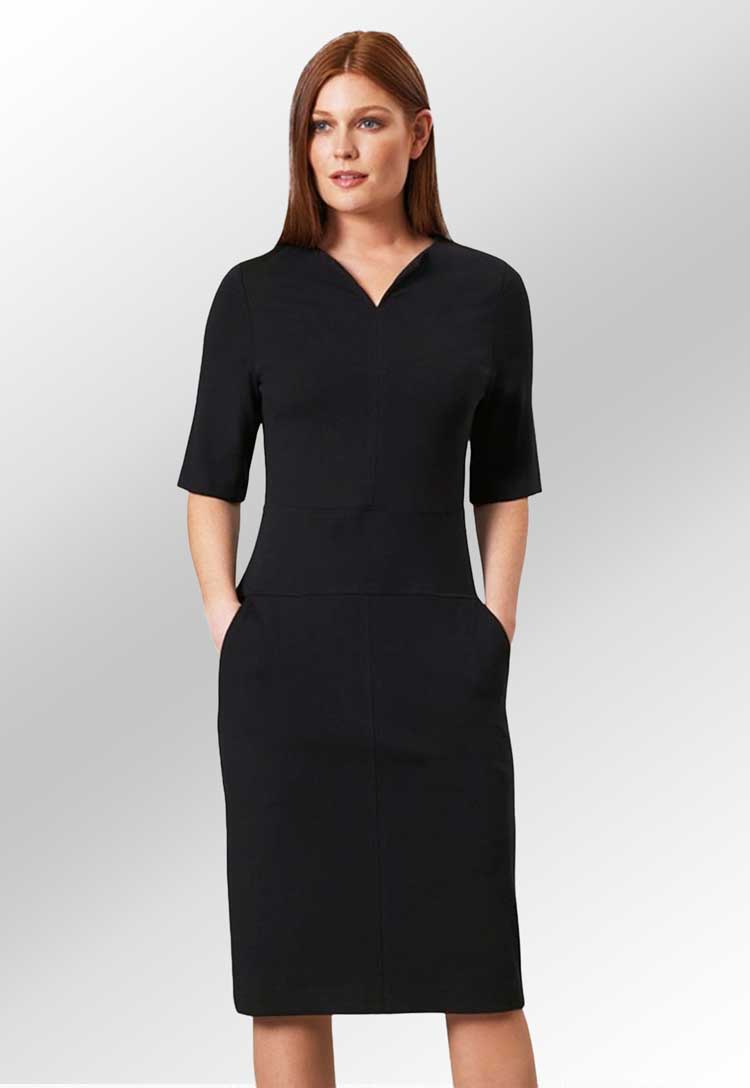 black coat dress for funeral Black A Line Dress For Funeral Outlet Online