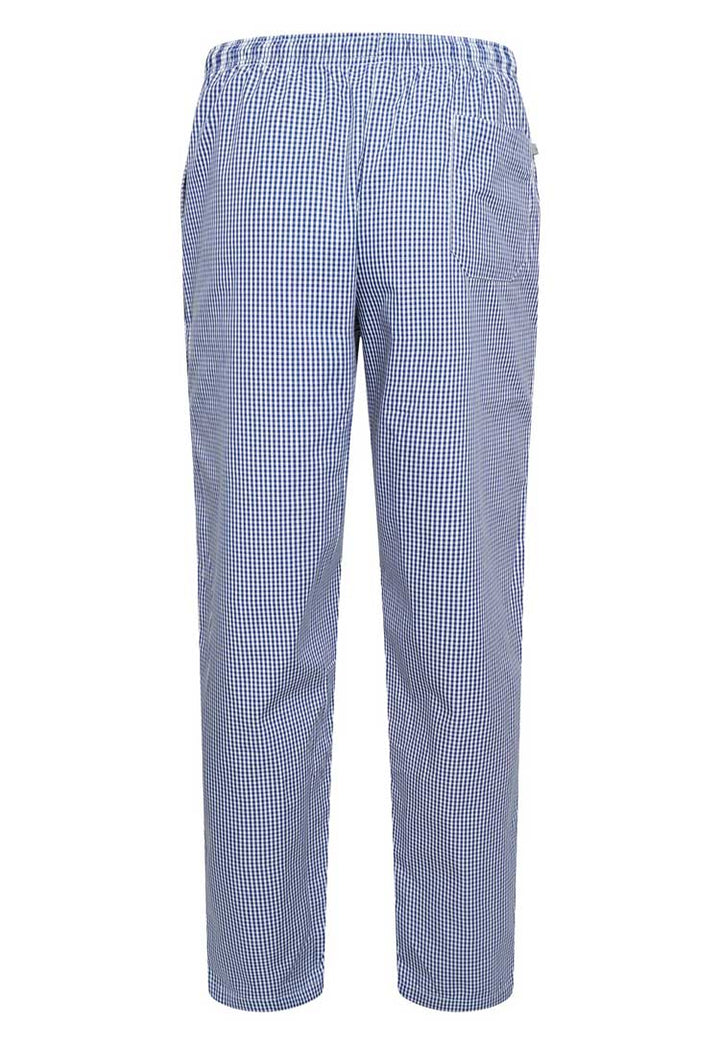 Unisex Chefs Trousers HHCT in check rear view 