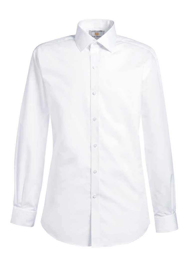 Chelsea Slim Fit Cotton Poplin Shirt 7762 in White 