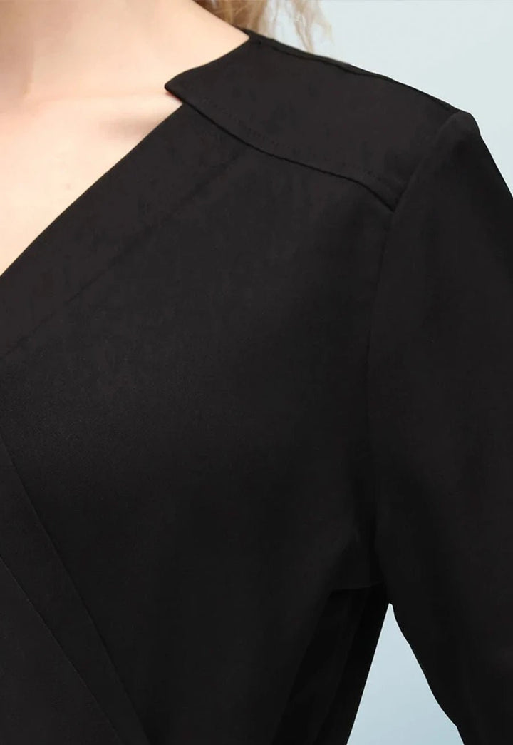 Clara Modern Wrap Tunic - The Work Uniform Company