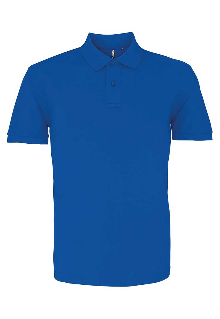 Men's Classic Fit Polo AQ010 in bright royal